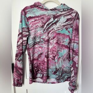 Realtree Fishing Women’s Marbled Performance Hoodie size S
